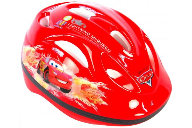 Kask rowerowy Disney Cars - czerwony - 51-55 cm