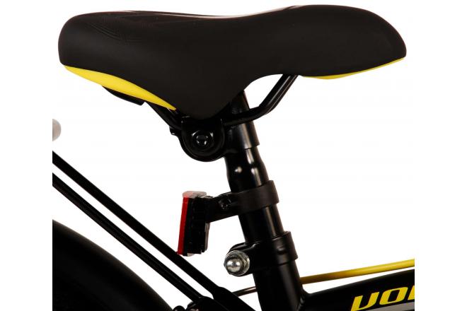 Volare Thombike Rower dziecięcy - Chłopcy - 18 cali - Black Yellow - Dwa hamulce ręczne