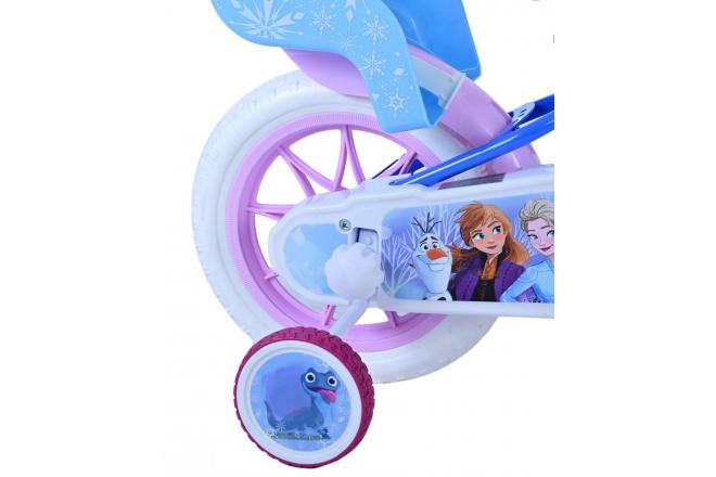 Rower dziecięcy Disney Frozen - Dziewczynki - 12 cali - Niebieski