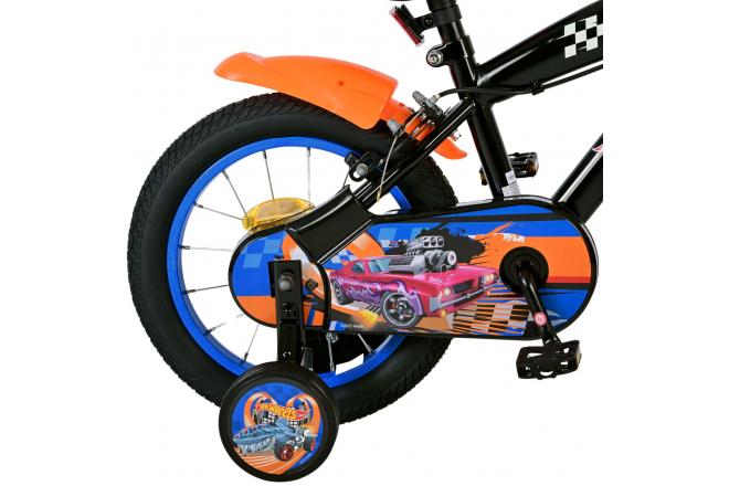 Rower dziecięcy Hot Wheels - Chłopcy - 14 cali - Czarny - Dwa hamulce ręczne