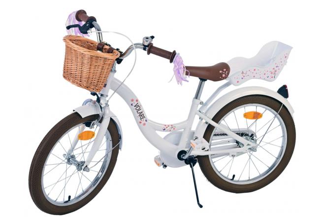 Volare Blossom Kinderfiets - Meisjes - 18 inch - Wit