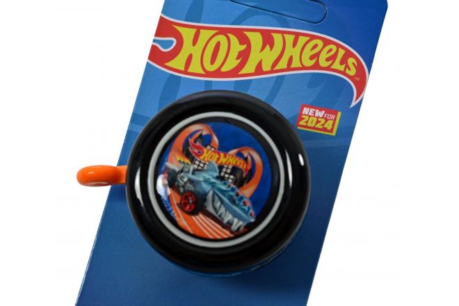 Dzwonek rowerowy Hot Wheels - chłopcy - pomarańczowy