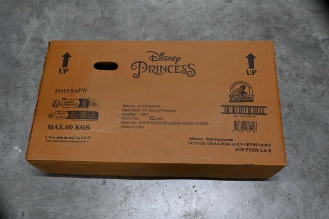 Rower dziecięcy Disney Princess - Dziewczynki - 14 cali - Różowy - Dwa hamulce ręczne