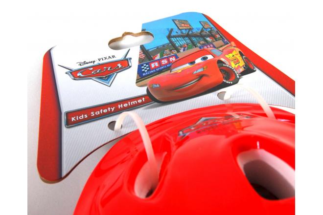 Kask rowerowy Disney Cars - czerwony - 51-55 cm