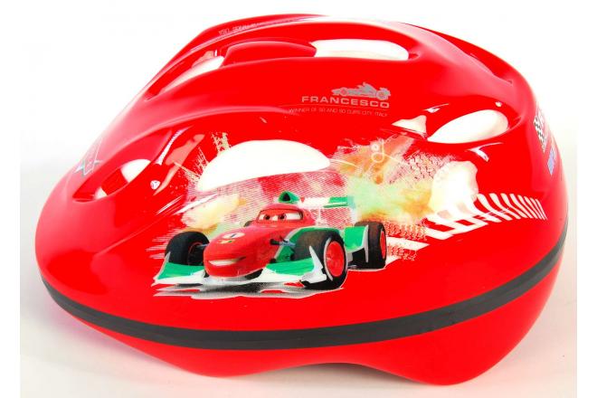 Kask rowerowy Disney Cars - czerwony - 51-55 cm