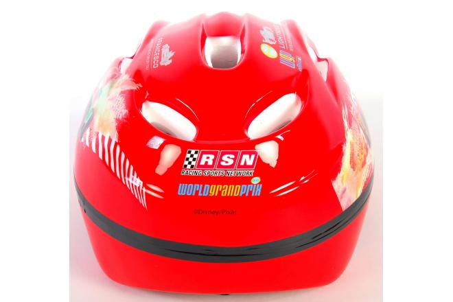 Kask rowerowy Disney Cars - czerwony - 51-55 cm